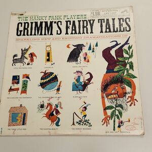 The Hanky Pank Players Grimm's Fairy Tales Vinyl Record Album Vintage